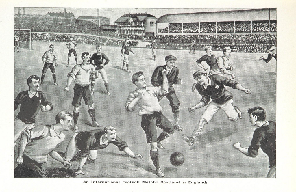 Scotland v England game at Celtic Park. Scotland v England game at Celtic Park.