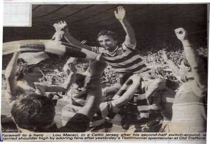 Lou Macari's testimonial
