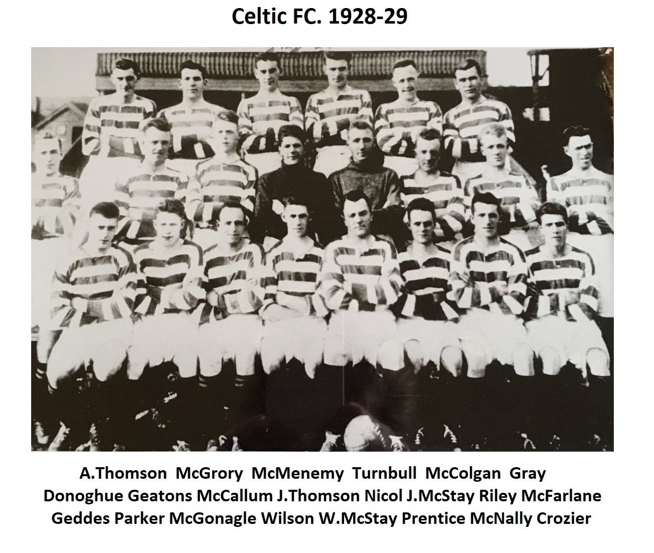 Celtic Team Line-Up 1928-29 - The Celtic Wiki