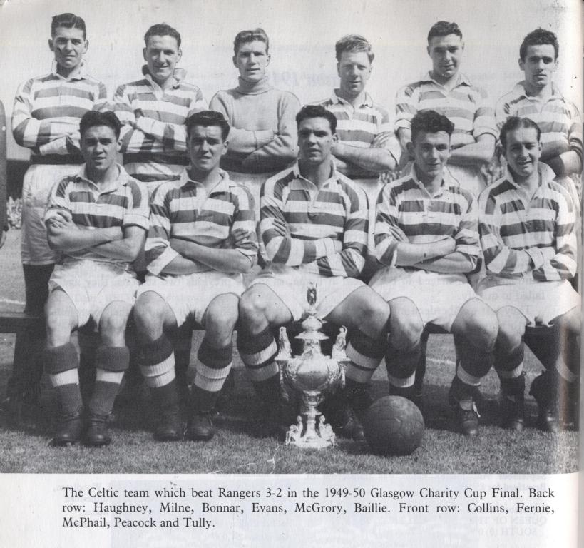 Celtic team Line-up 1949-50