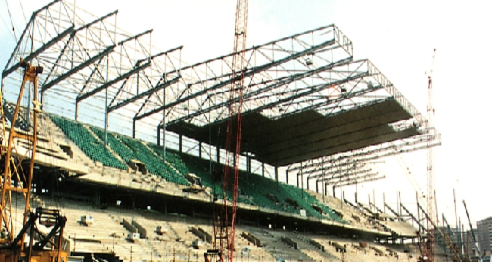 North Stand - Construction