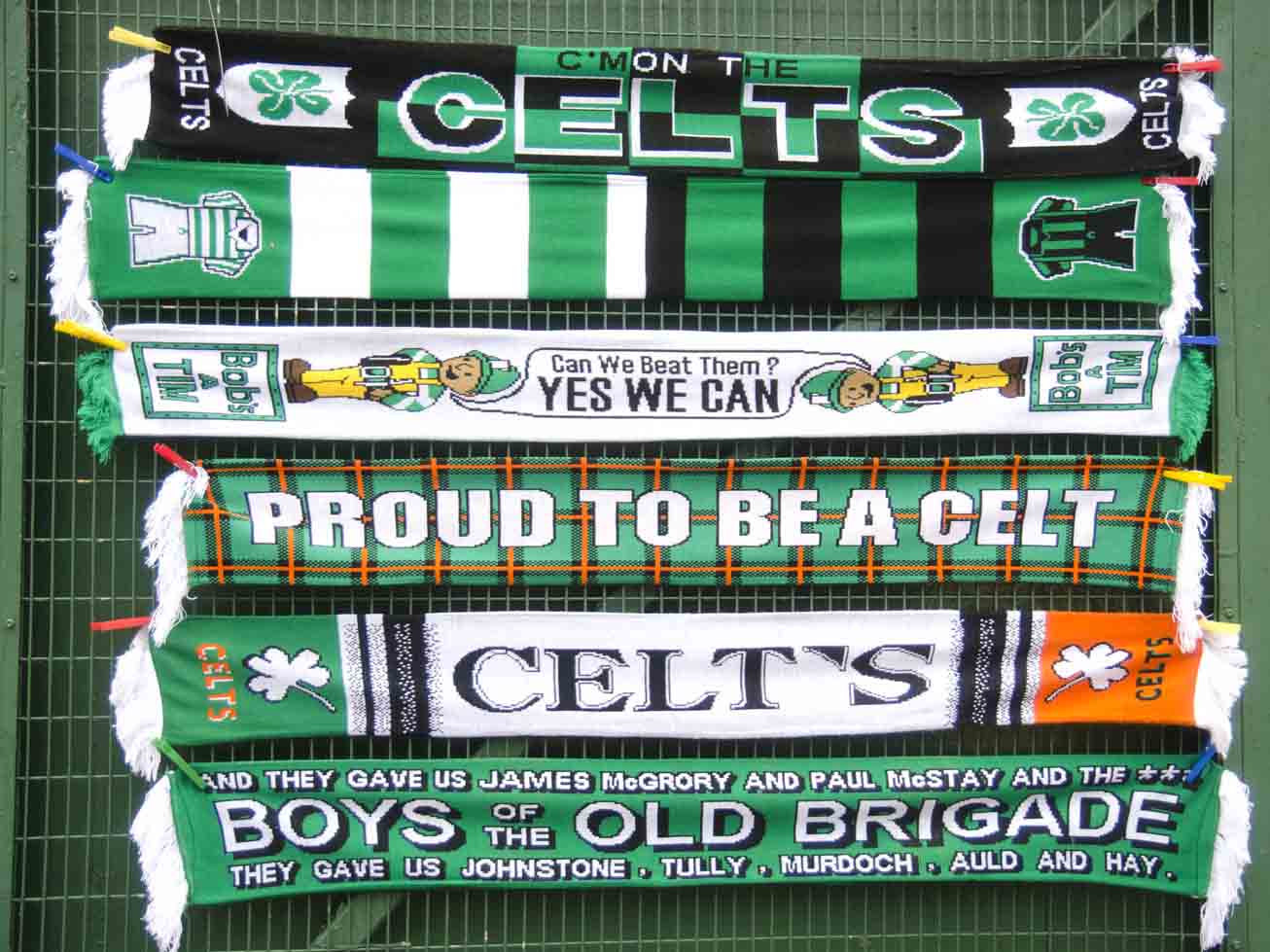 Celtic Scarves - Pic Celtic Scarves - Pic