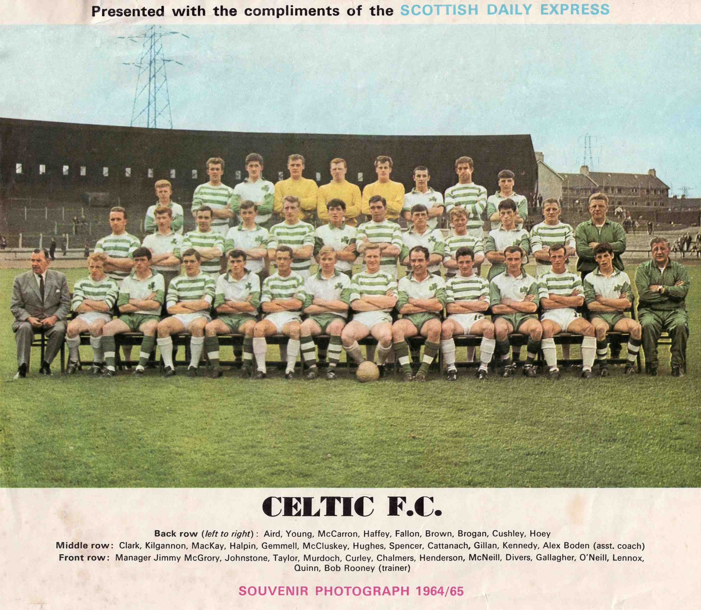 Celtic Team 1964-1965 Celtic Team 1964-1965