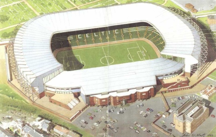 Celtic Park Drawing, as carried out by McCanns architect Celtic Park Drawing, as carried out by McCanns architect