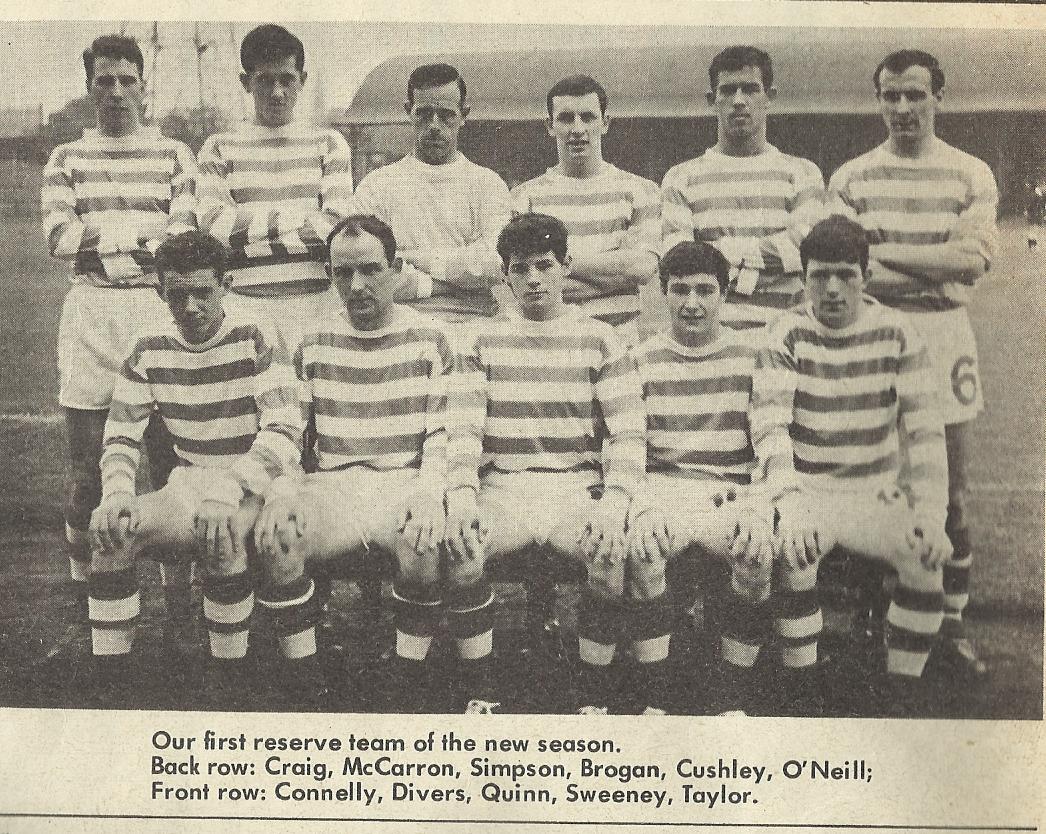 Celtic Reserves 1965/66 Celtic Reserves 1965/66