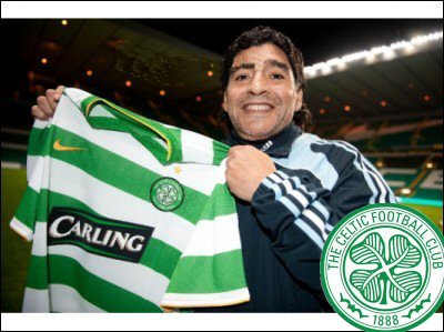 Maradona at Parkhead