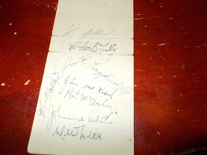 Various Autographs - circa 1949 Various Autographs - circa 1949