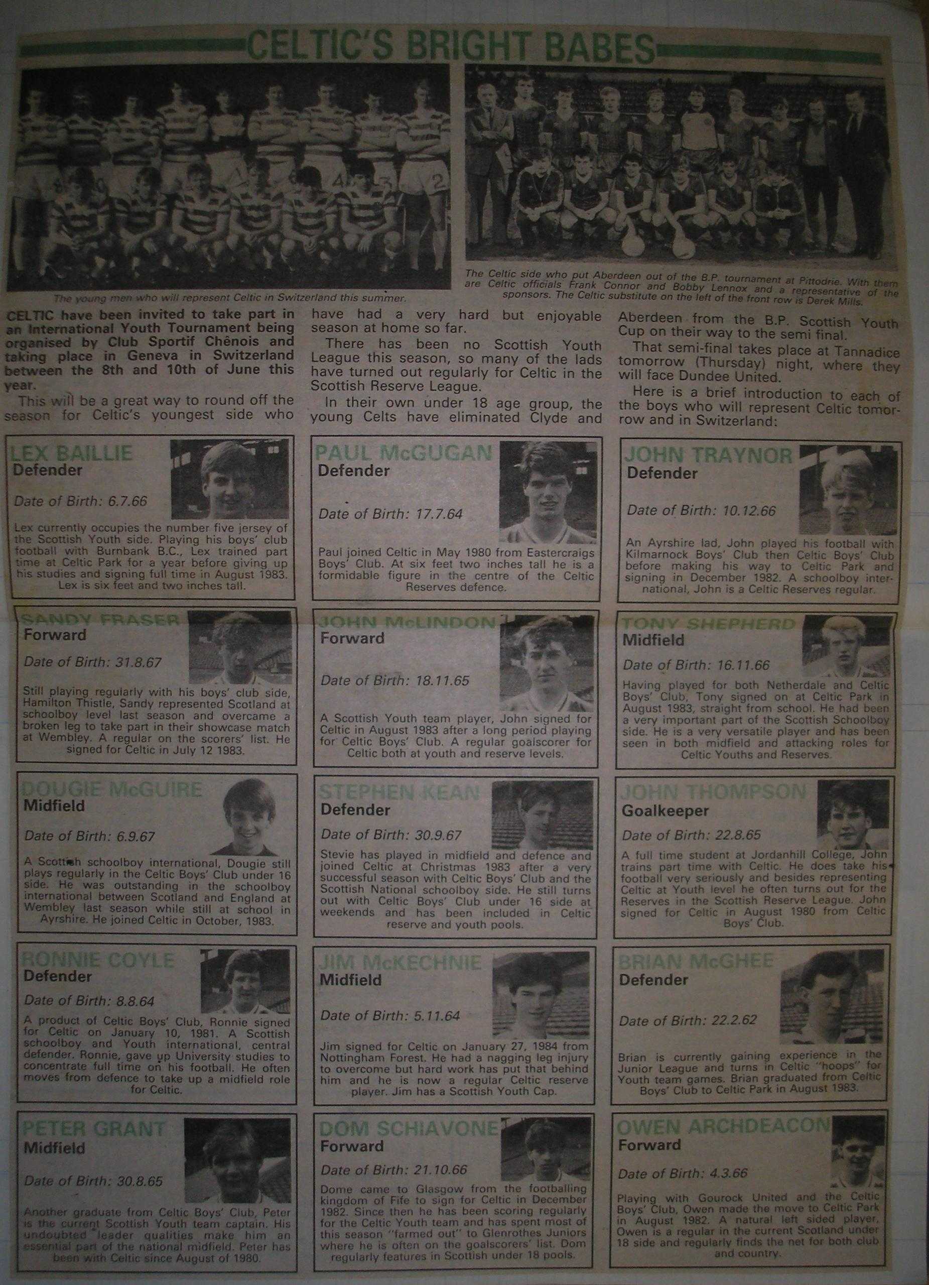 youth players
