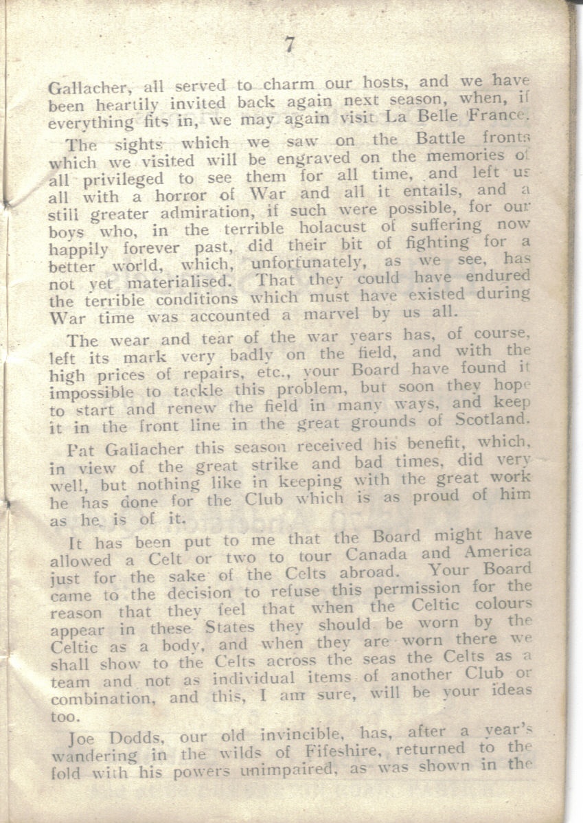 Season Review 1920-21 - The Celtic Wiki