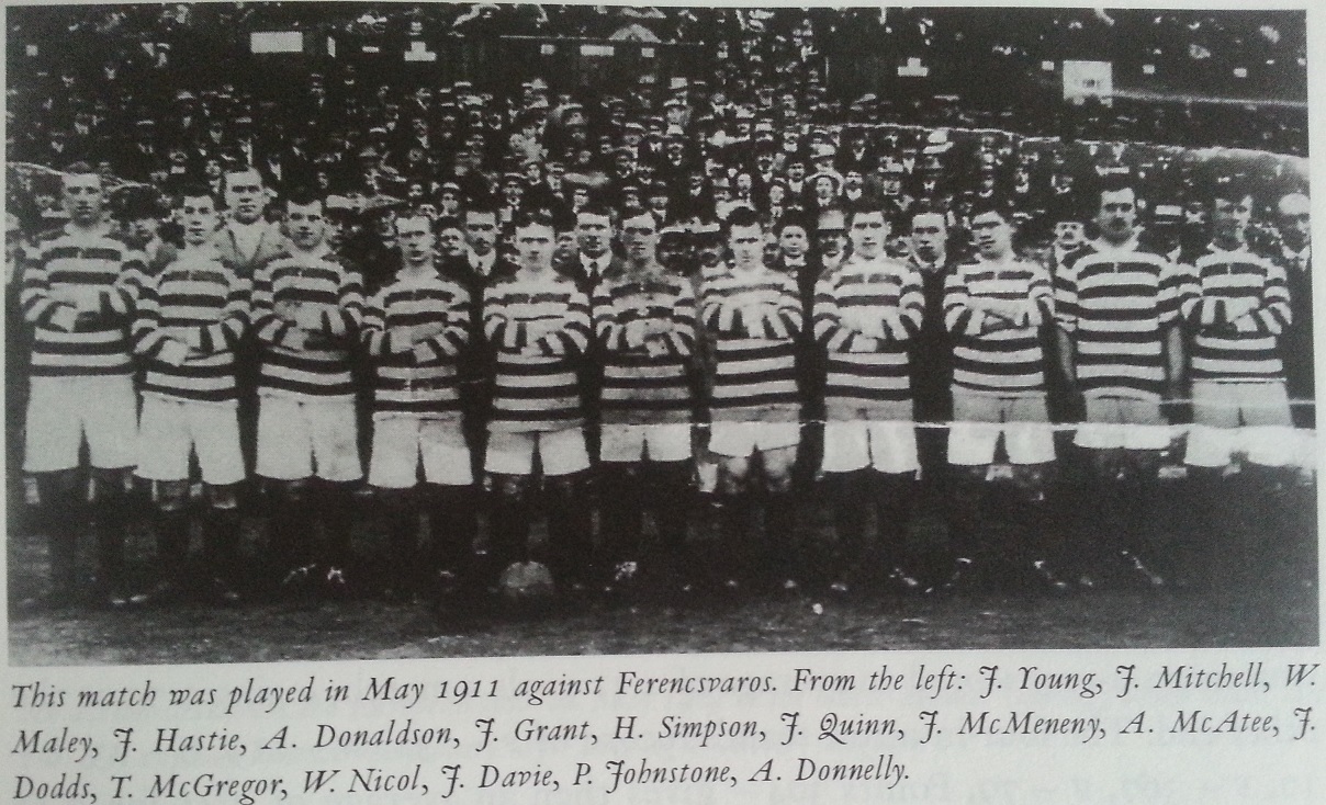 1911-05-22: Ferencvaros 1-1 Celtic, European Tour - Pic