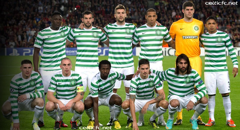 Celtic team line-up 2012-13 - Pic